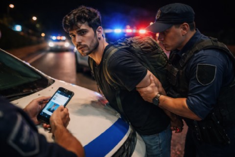 De mochilero a detenido: lo pararon en un control y saltó un pedido de captura desde Buenos Aires