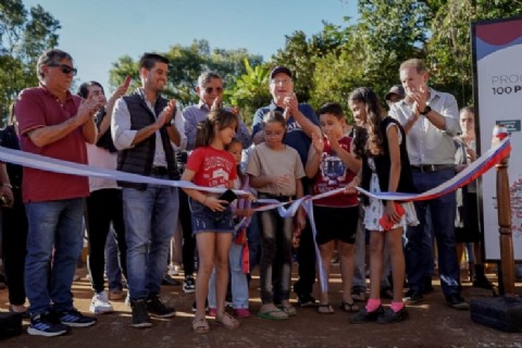Passalacqua inauguró el Puente 293 en Bernardo de Irigoyen
