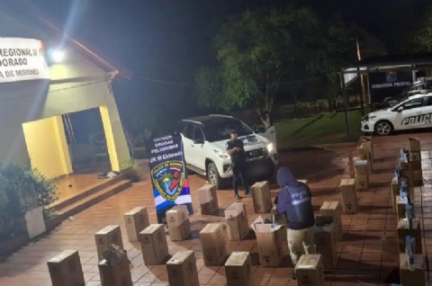Interceptan en Eldorado una Toyota SW4 robada en Brasil con contrabando millonario