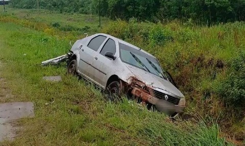 Aristóbulo del Valle: accidente de tránsito en la Ruta Nacional 14 dejó daños materiales