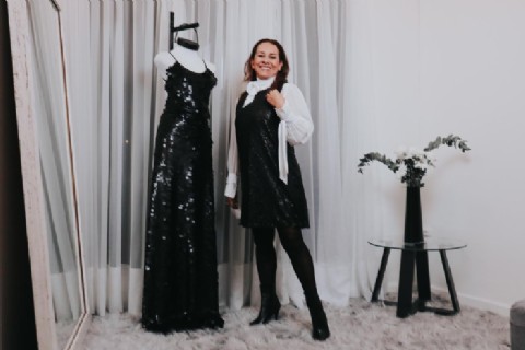 "Diseñar es amar": vocación y dedicación detrás de los vestidos de Alba Espíndola