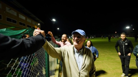 Misiones sumó iluminación led en la cancha de hockey del centro “Ian Barney” de Oberá