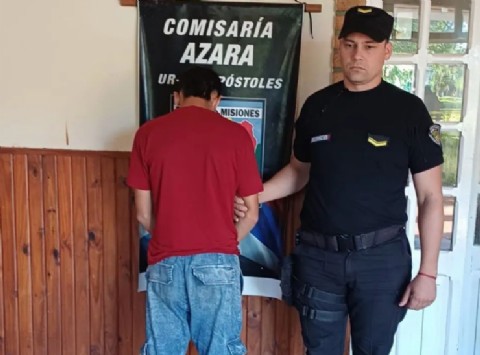 VIDEO | Detuvieron a un hombre que agredió a pedradas a una persona con discapacidad en Azara