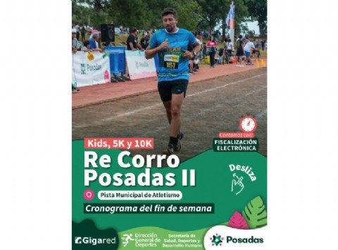 La Pista Municipal de Atletismo recibirá una nueva edición de "Re Corro Posadas II"