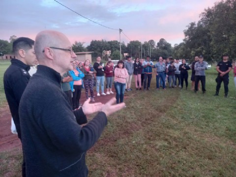 Reunión de seguridad en el barrio San Antonio de Azara