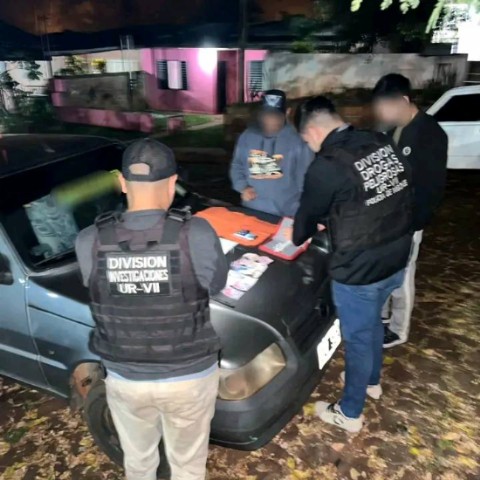 Apóstoles: presunta venta de droga fue frustrada durante un operativo antinarcótico