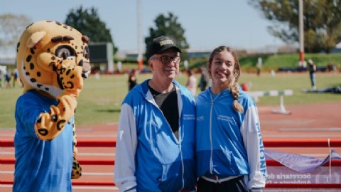 “Vinimos con alegría y orgullo a bancar a nuestros atletas”, expresó Passalacqua en los Juegos Evita