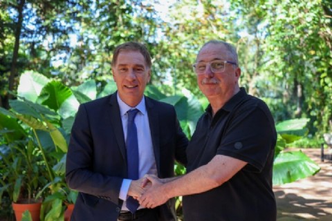 Passalacqua recibió en Misiones al ministro del Interior Diego Santilli