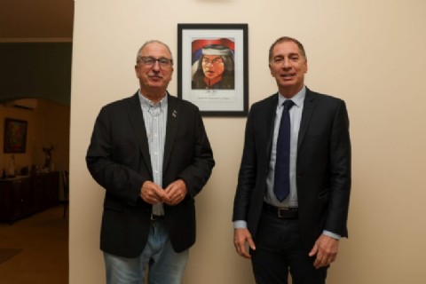 Passalacqua expuso ante Santilli pedidos vinculados a obras, energía, deudas previsionales y recursos presupuestarios