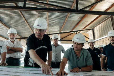 Avanza la infraestructura eléctrica con una nueva línea de 132 kv y una estación transformadora en Alem