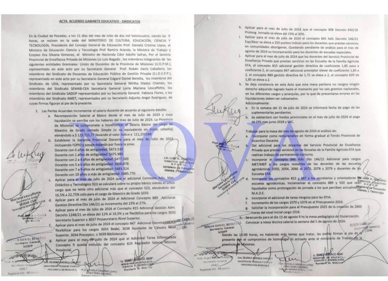 Autoridades provinciales y docentes acordaron un nuevo aumento salarial