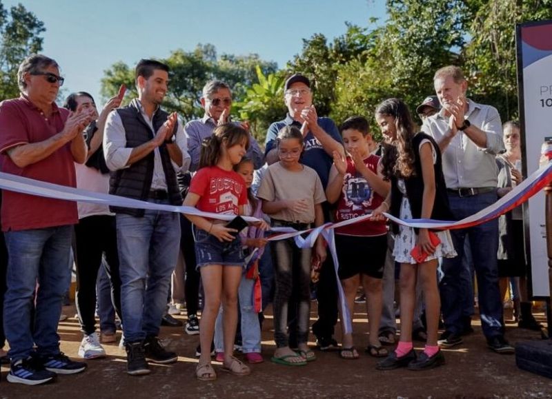 Passalacqua inauguró el Puente 293 en Bernardo de Irigoyen