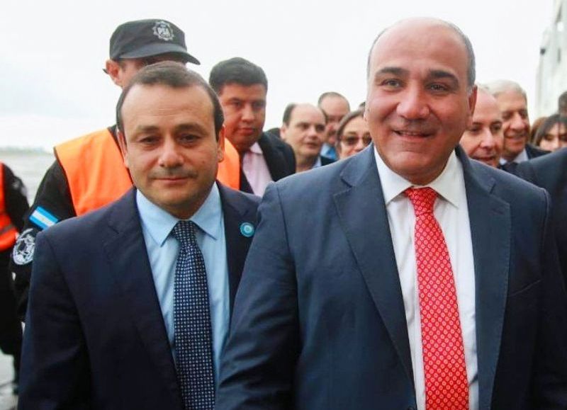 El nuevo jefe del Gabinete Nacional, Juan Manzur, recibió al gobernador Herrera Ahuad