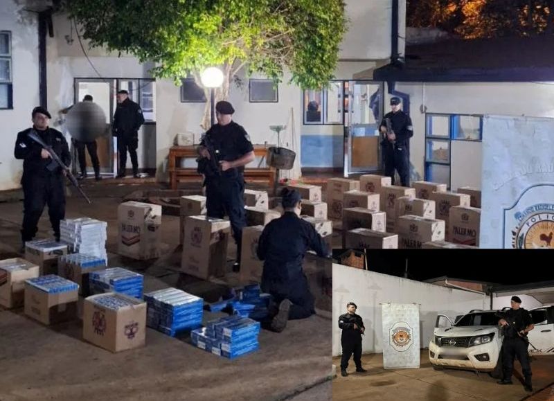 Eldorado: un choque reveló contrabando millonario de cigarrillos
