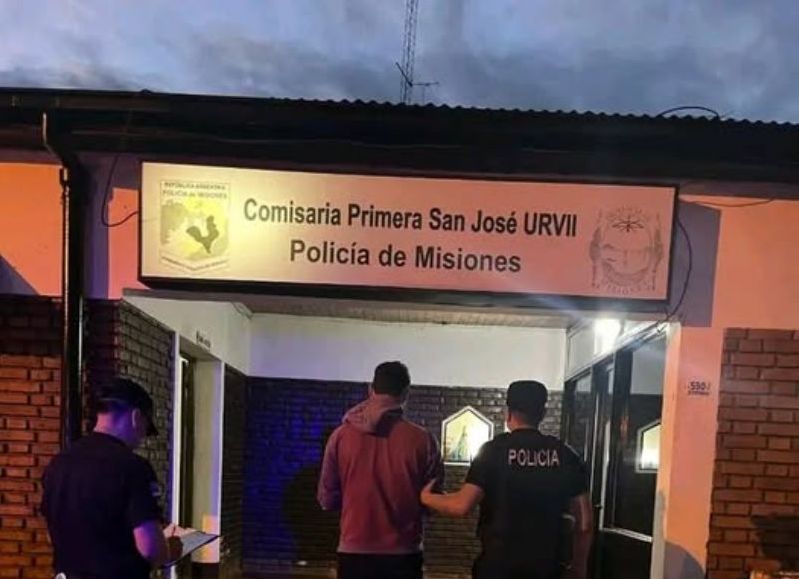 VIDEO | San José: un hombre fue detenido mientras delinquía en un campo