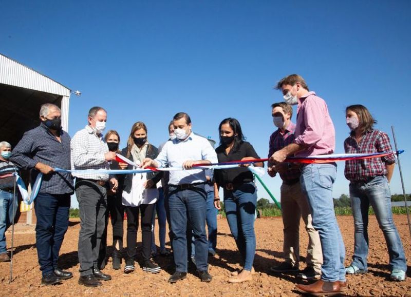 El gobernador inauguró un centro de acopio y acondicionamiento de granos en Alba Posse