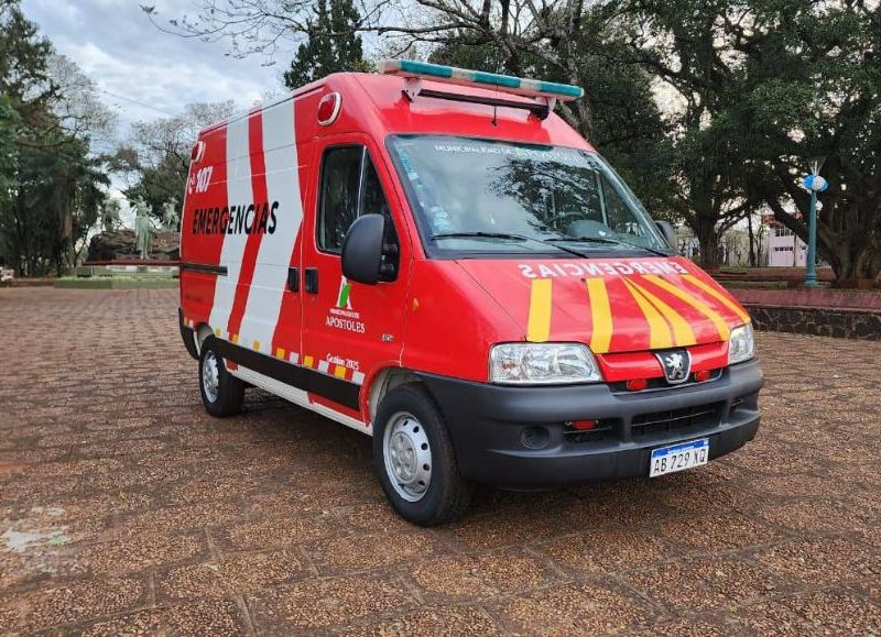 Apóstoles suma una ambulancia de 30 millones de pesos para traslados y emergencias