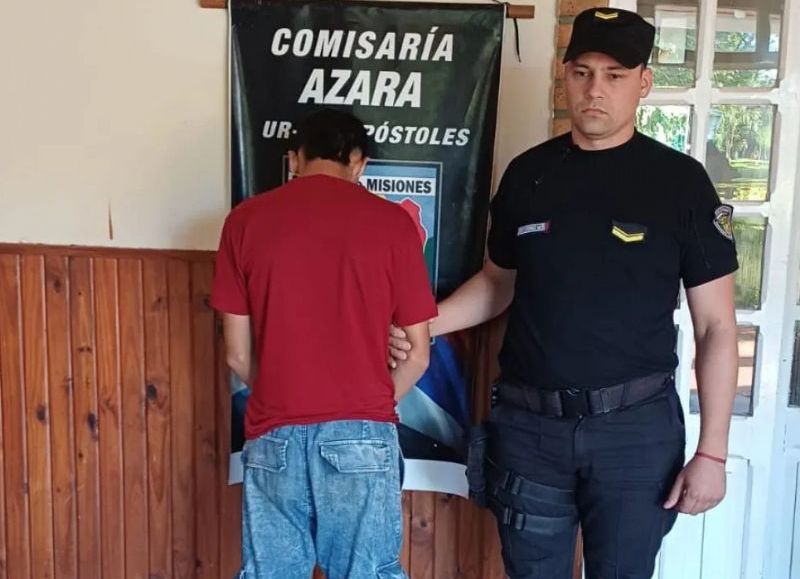 VIDEO | Detuvieron a un hombre que agredió a pedradas a una persona con discapacidad en Azara