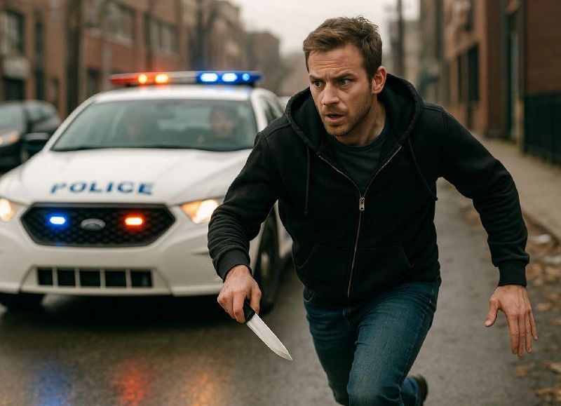 Tenía pedido de captura y robó con un arma blanca