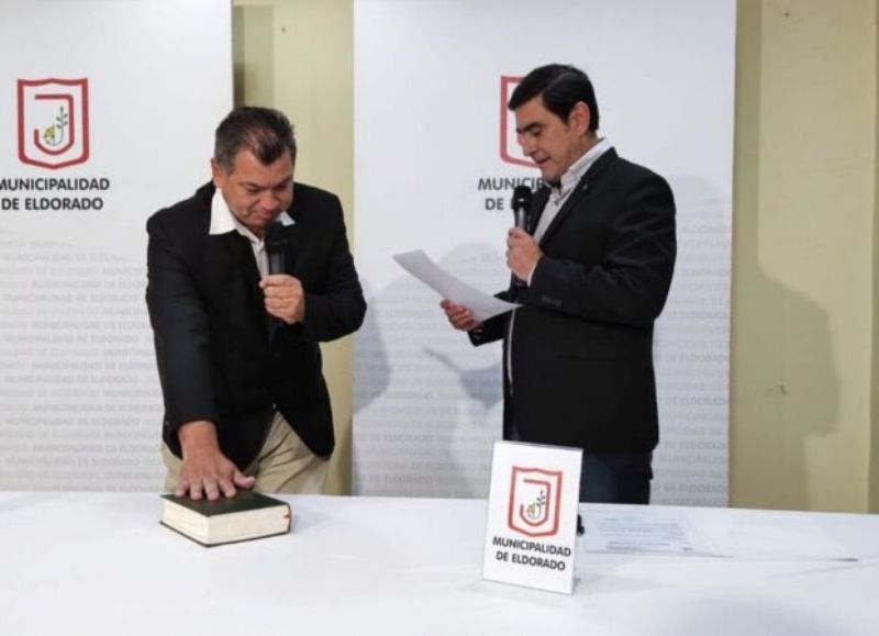 Eldorado: asumió el nuevo director de Regularización Dominial de Tierras de la Municipalidad