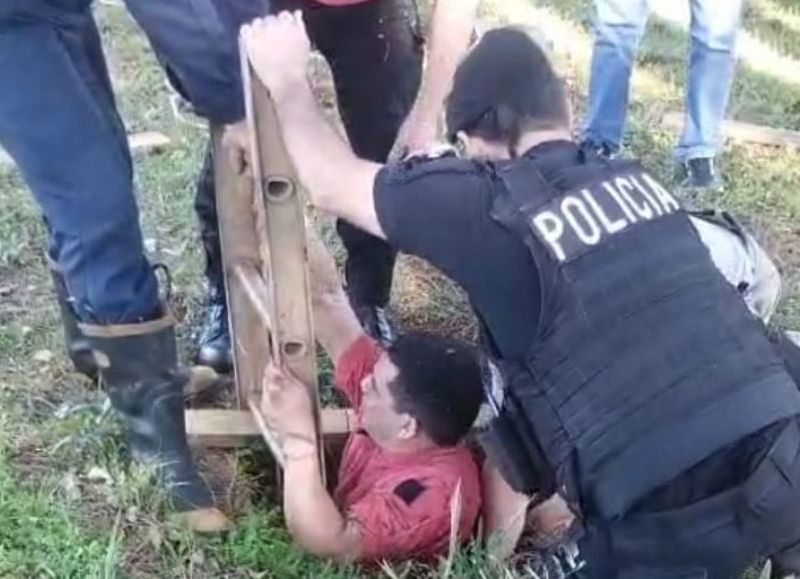 Apóstoles: rescatan a un niño de 11 años tras caer a un antiguo pozo