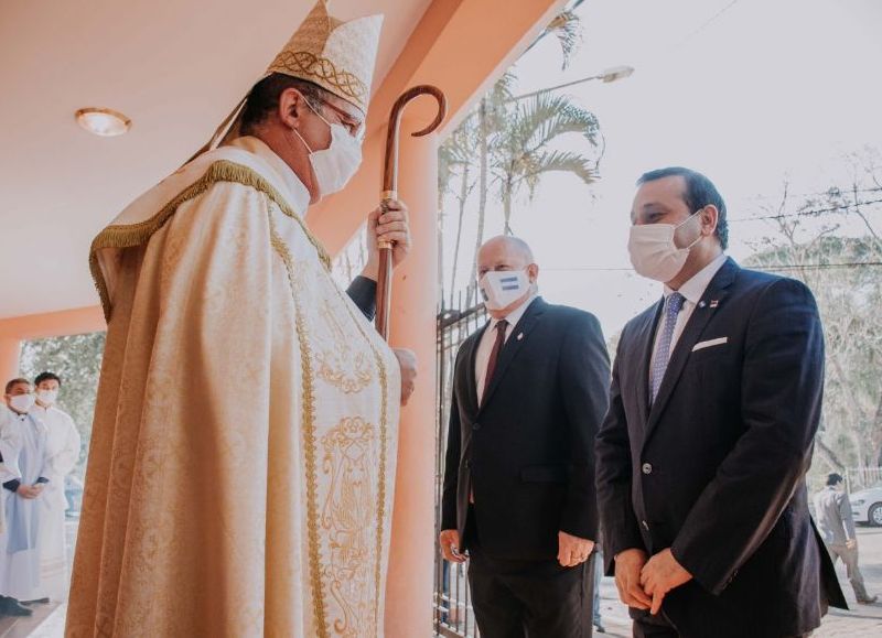 Herrera Ahuad participó en el Tedeum del 9 de Julio en Puerto Iguazú