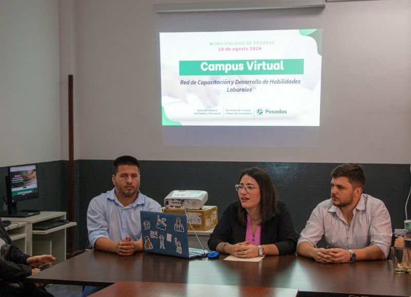 Se presentó el "Campus Virtual" de la Municipalidad de Posadas