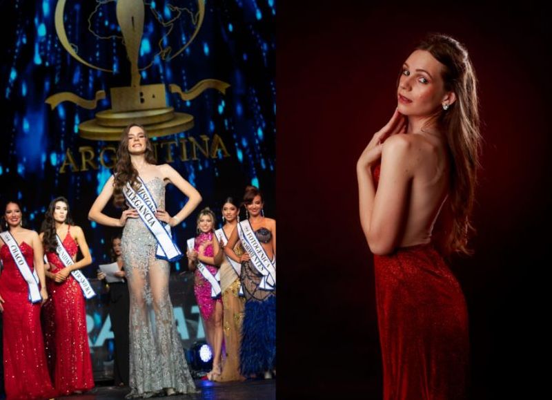 Camila Veiga combina modelaje, psicología social y una academia para chicas del interior