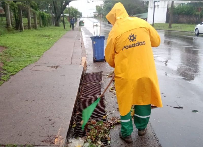 Tras la tormenta el municipio trabaja con operativos especiales