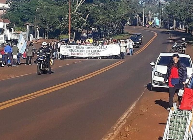 Salto Encantado implementó un Comité Antipiquetes para garantizar el tránsito en Ruta Nacional 14