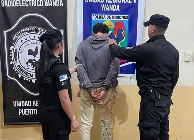 Detuvieron a un joven por un violento robo armado en Wanda
