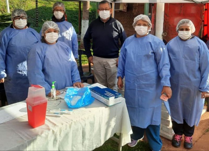 En Colonia Victoria se realizó un nuevo operativo de vacunación