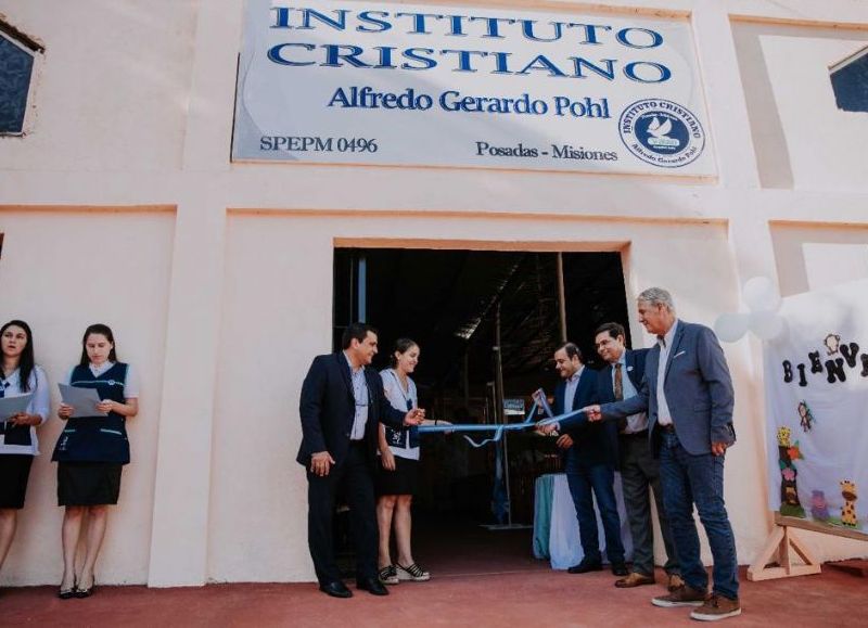 Herrera Ahuad valoró la apertura de un nuevo instituto de educación en la provincia