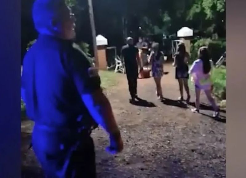 La policía desbarató una fiesta del UPD en el Club Judiciales