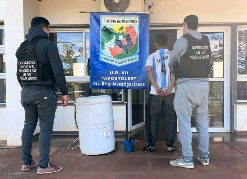 Apóstoles: recuperan electrodomésticos robados y detienen al presunto autor en el barrio Piolín