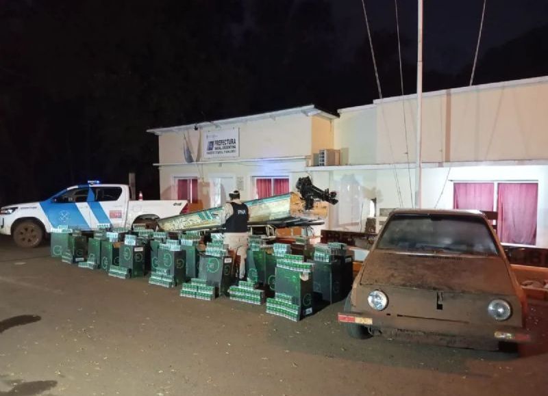 Prefectura secuestra más de mil cartones de cigarrillos en Panambí